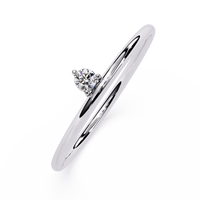Solitaire Lab Grown Diamond Ring