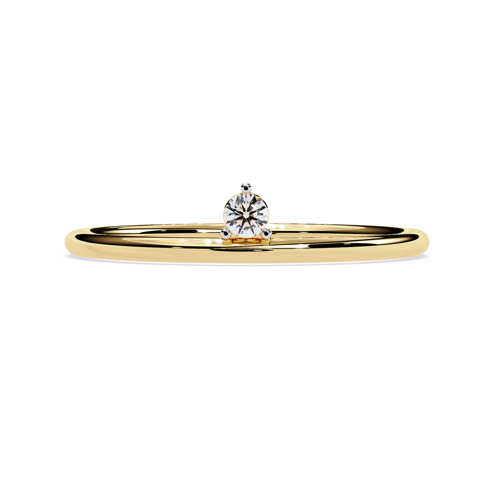 Solitaire Lab Grown Diamond Ring