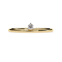 Solitaire Lab Grown Diamond Ring