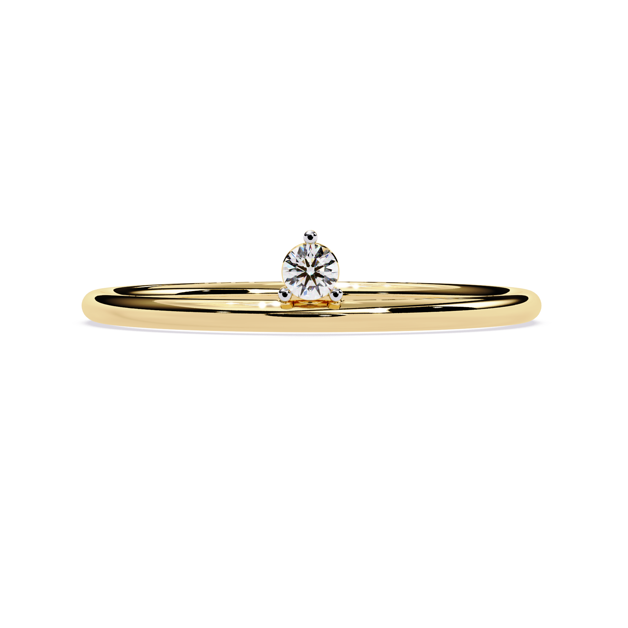 Solitaire Lab Grown Diamond Ring