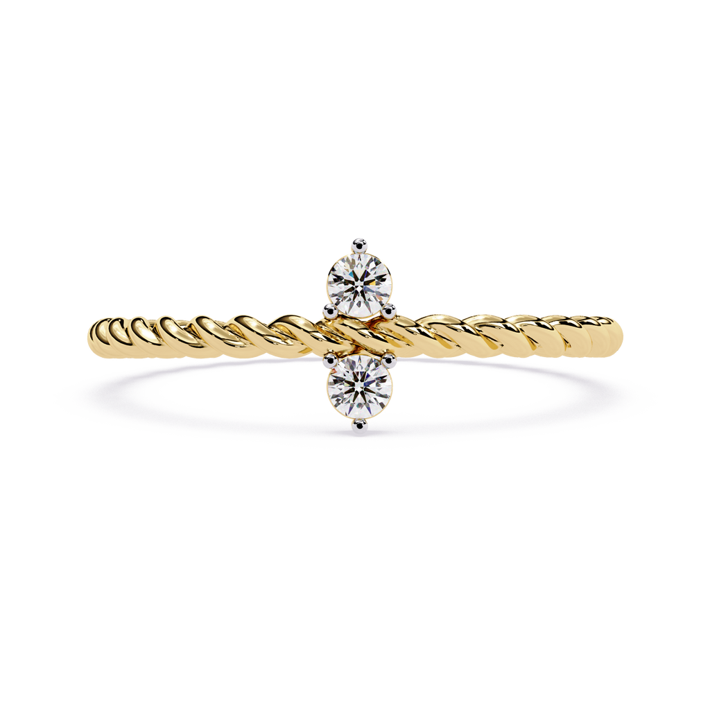 Double Round Lab Grown Diamond Ring