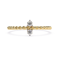 Double Round Lab Grown Diamond Ring