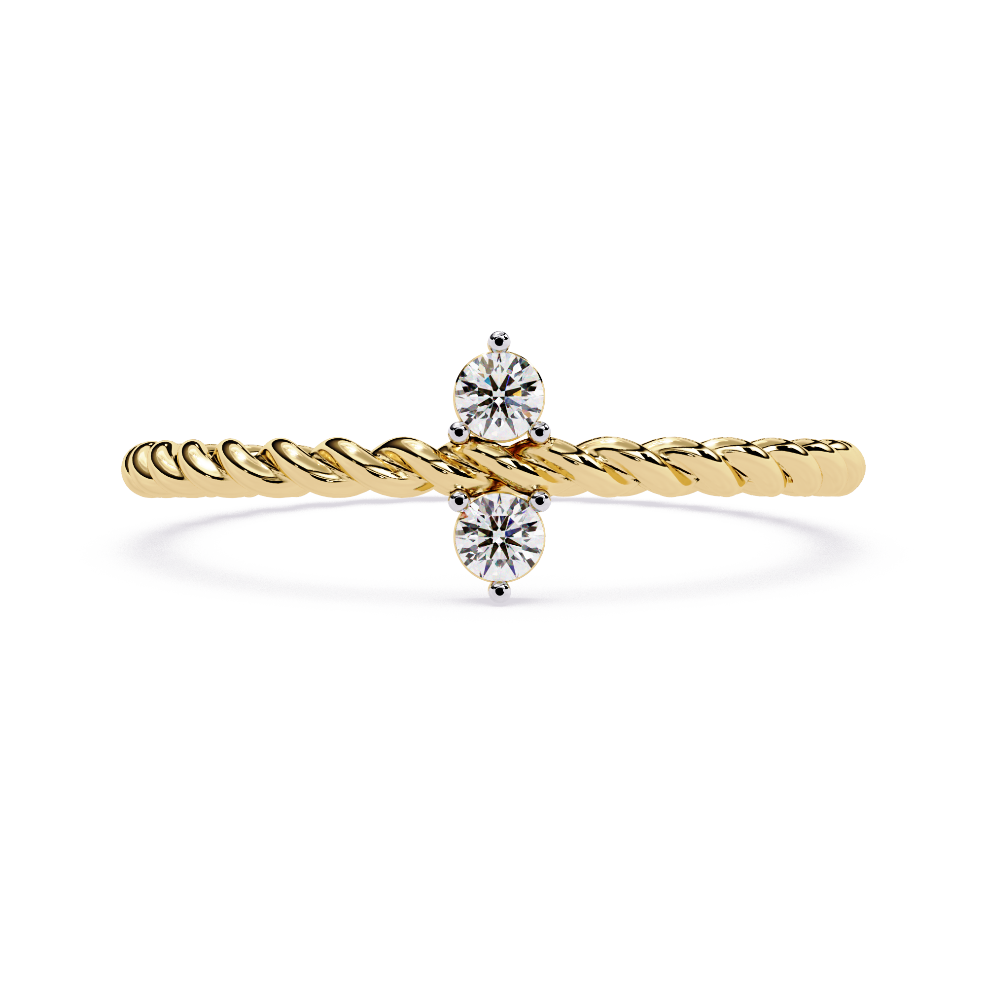 Double Round Lab Grown Diamond Ring