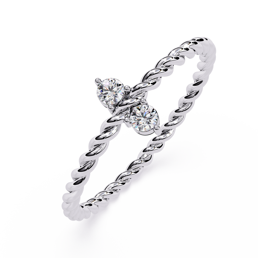 Double Round Lab Grown Diamond Ring