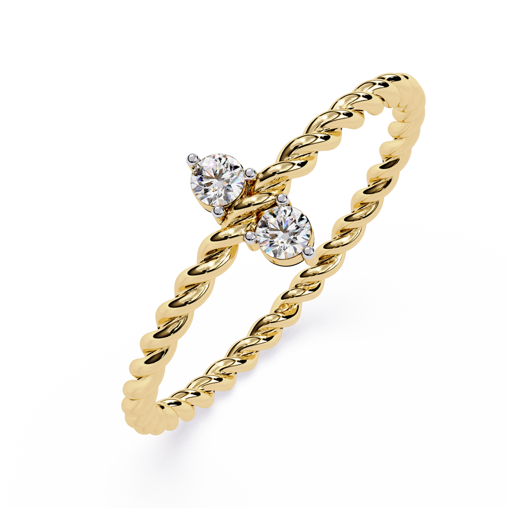 Double Round Lab Grown Diamond Ring