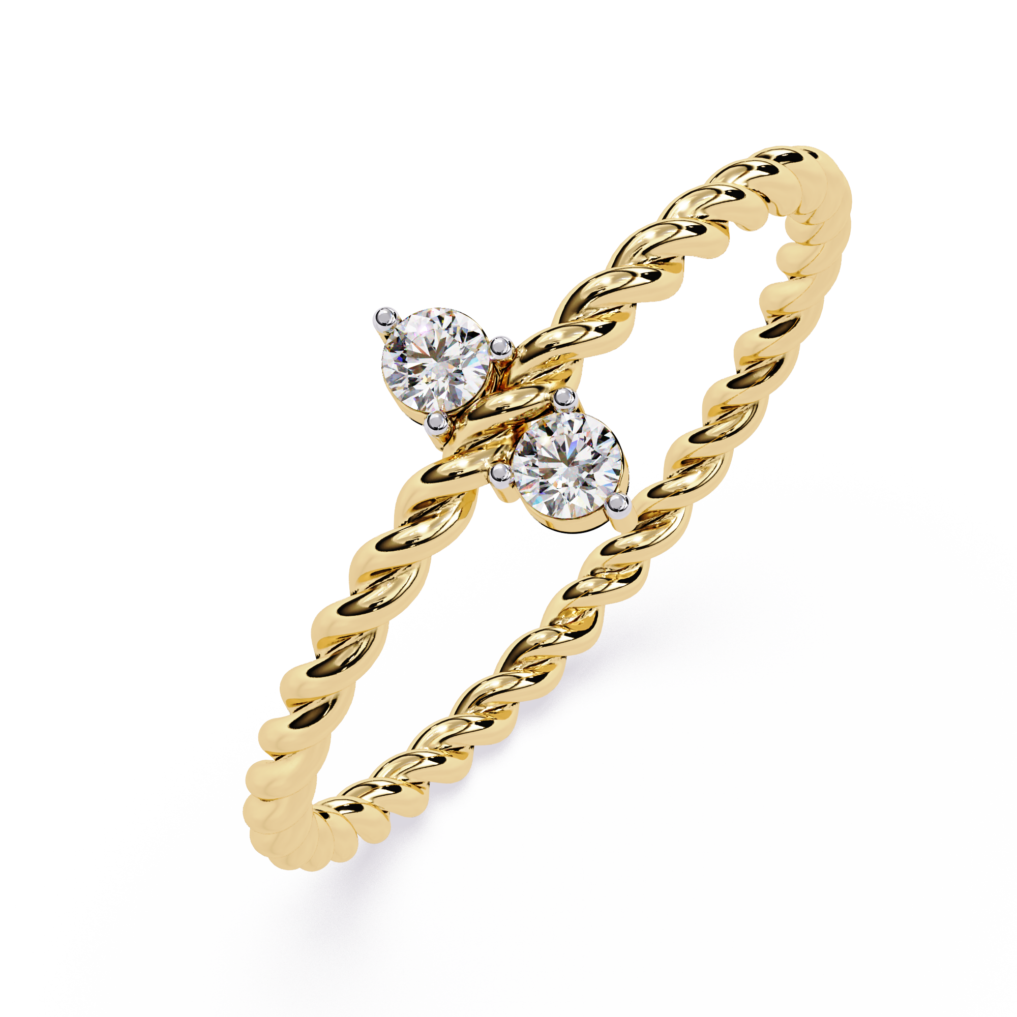 Double Round Lab Grown Diamond Ring