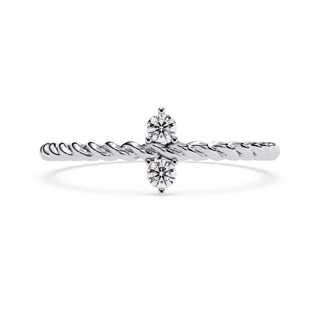 Double Round Lab Grown Diamond Ring
