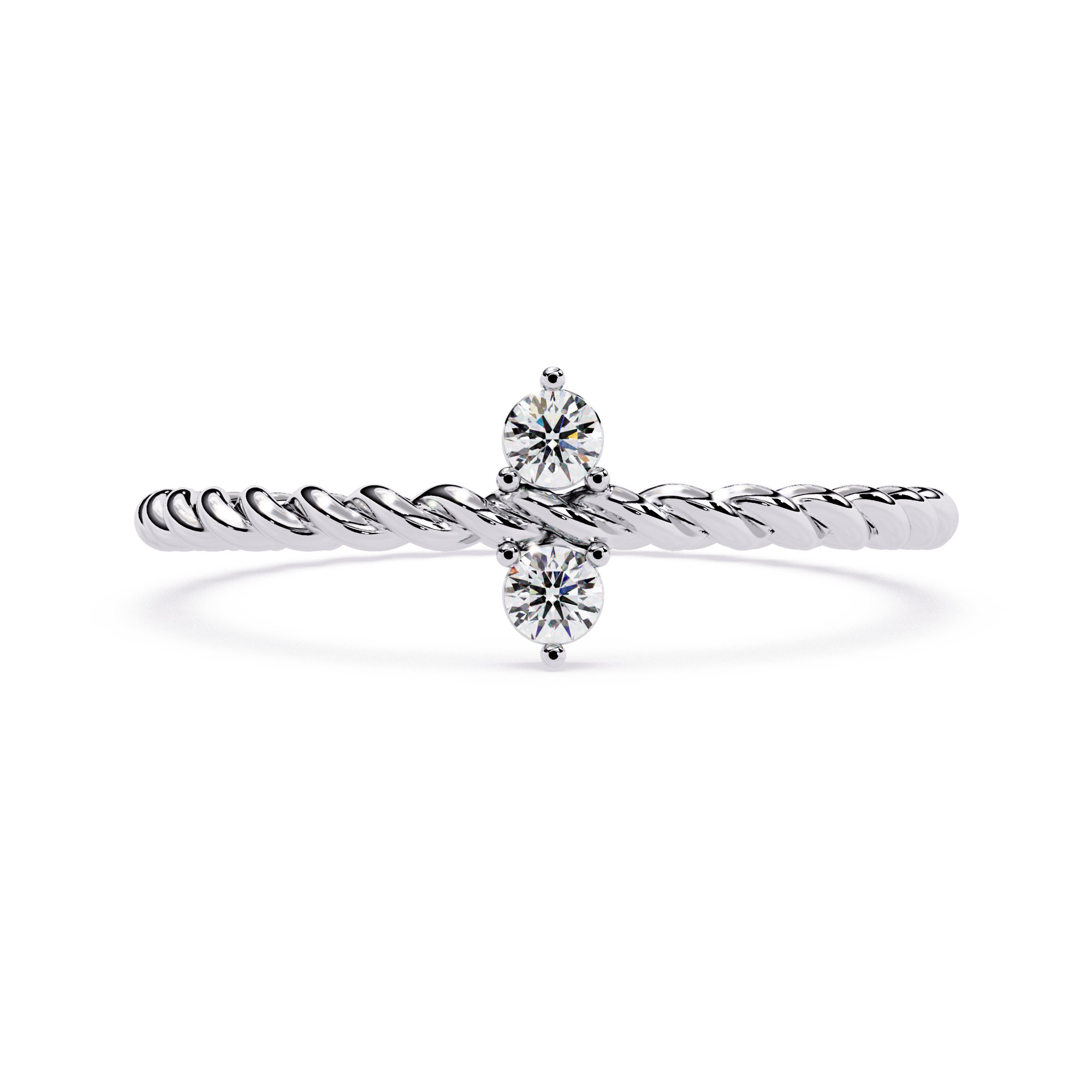 Double Round Lab Grown Diamond Ring