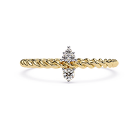 Lab Grown Diamond Rope Ring
