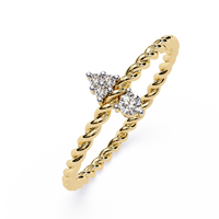 Lab Grown Diamond Rope Ring