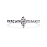 Lab Grown Diamond Rope Ring