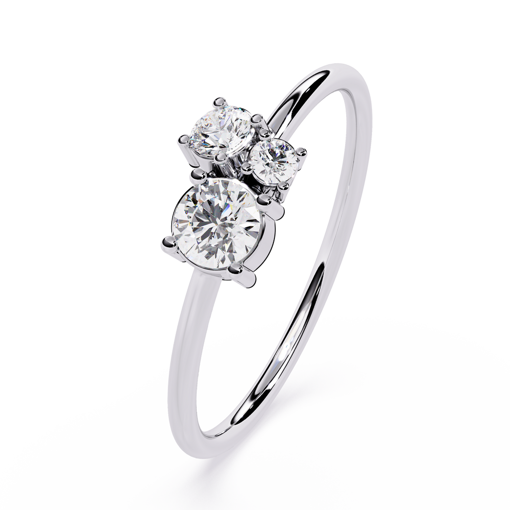 Three-Stone Lab Grown Diamond Ring