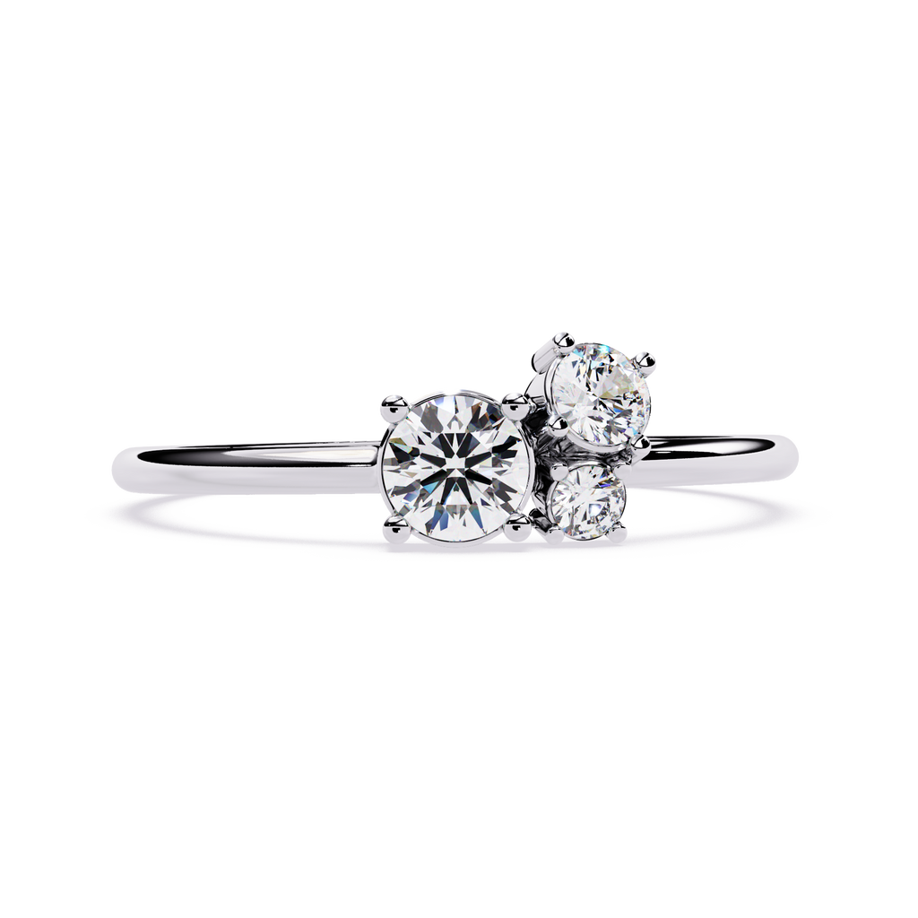 Three-Stone Lab Grown Diamond Ring