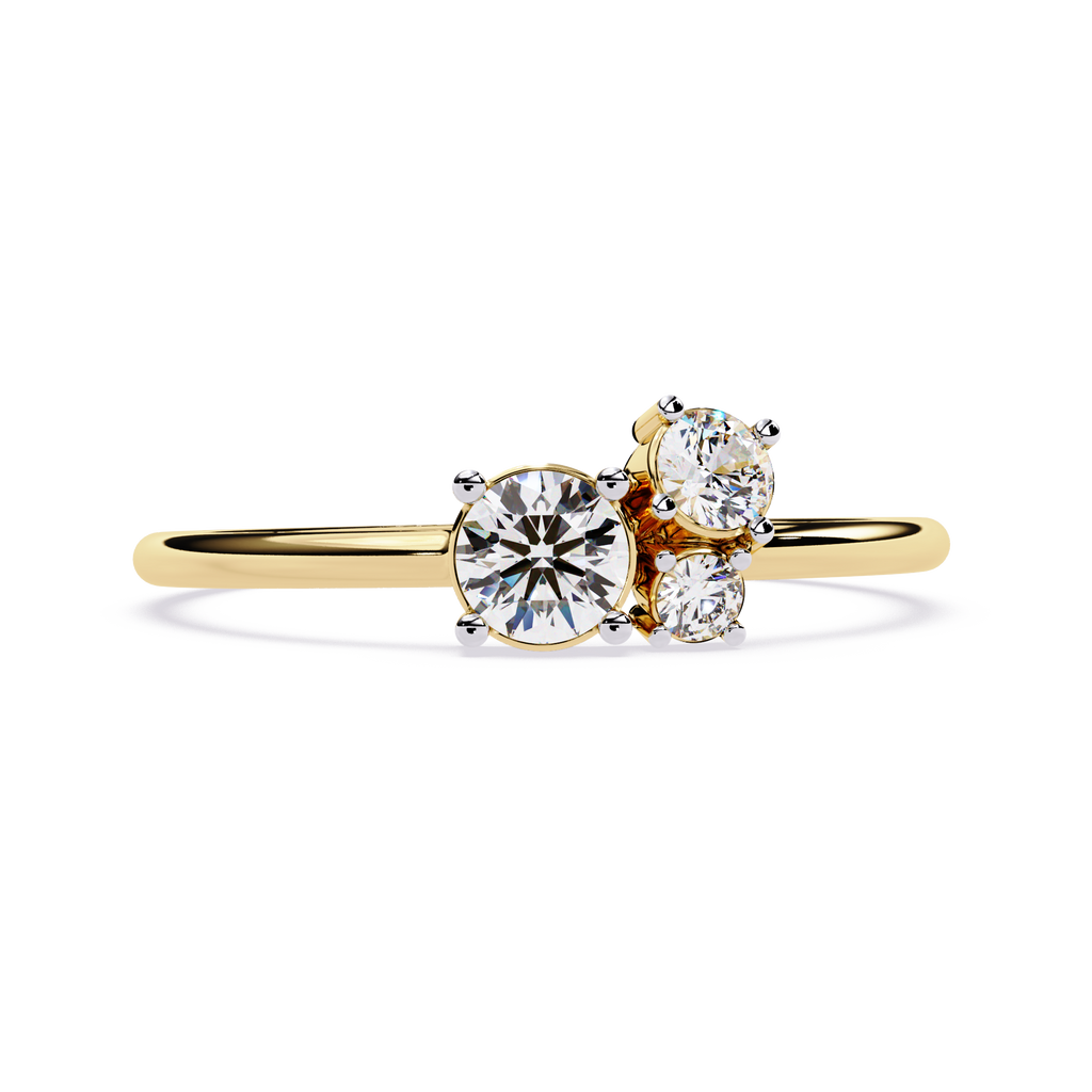 Three-Stone Lab Grown Diamond Ring
