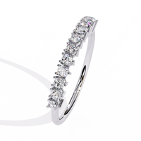 Lab Grown Diamond Half Eternity Ring