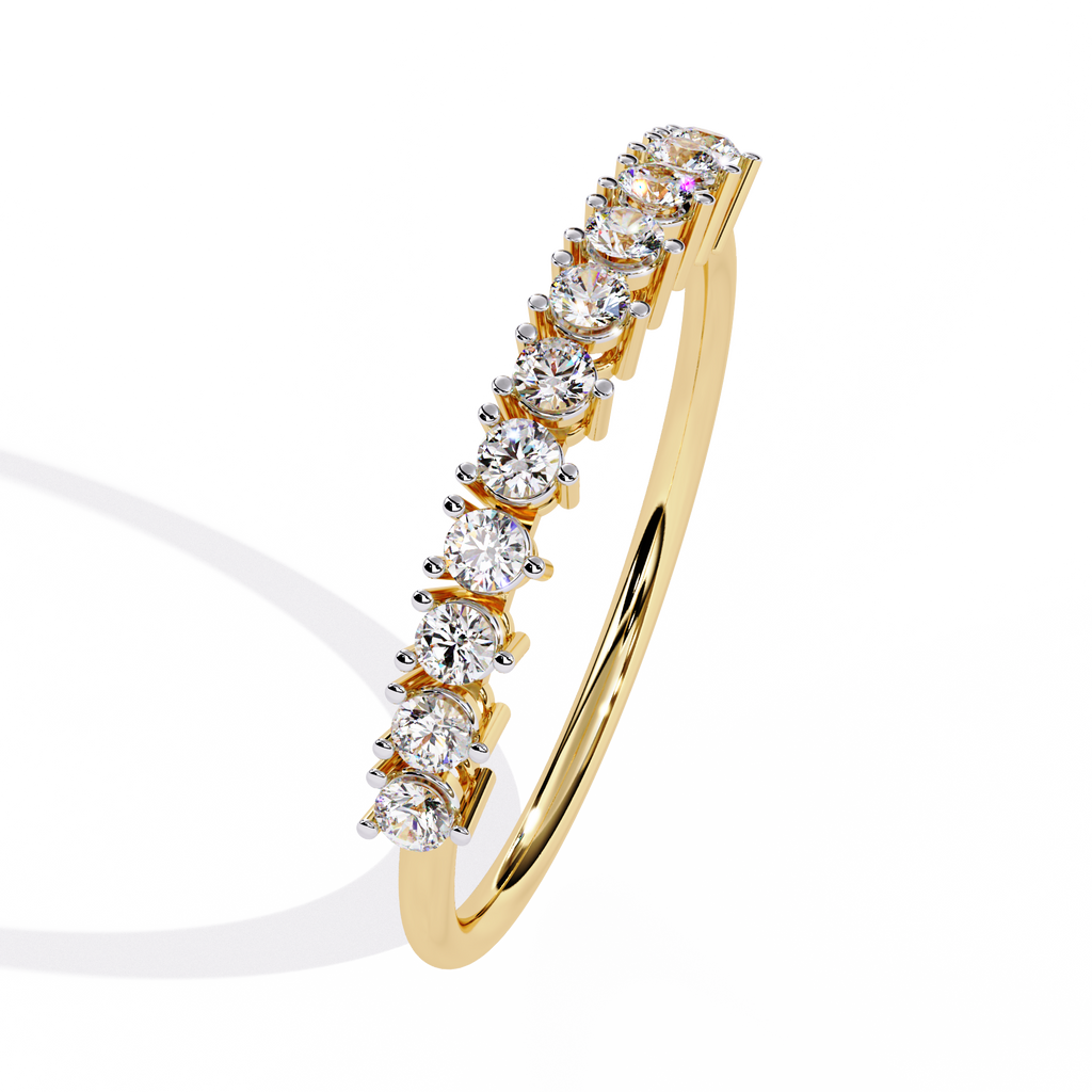 Lab Grown Diamond Half Eternity Ring