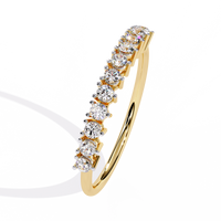 Lab Grown Diamond Half Eternity Ring