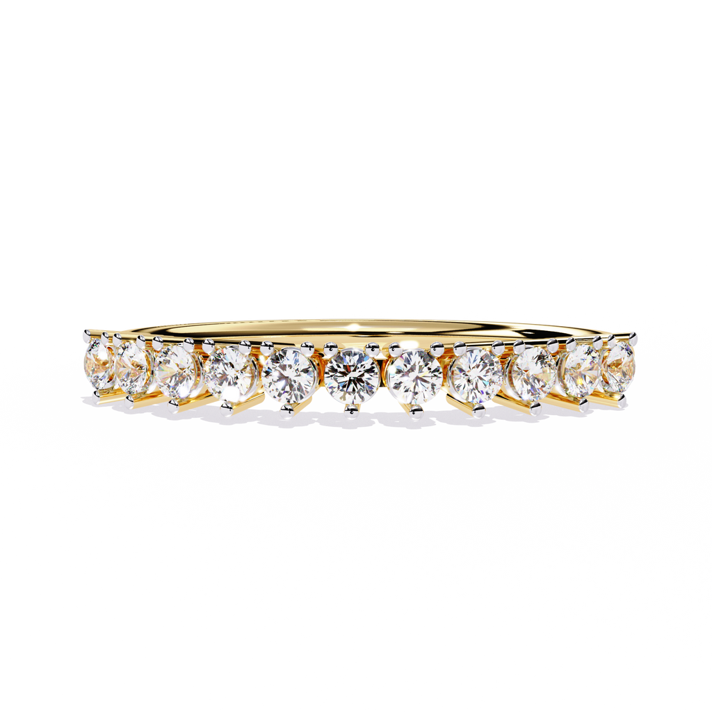 Lab Grown Diamond Half Eternity Ring