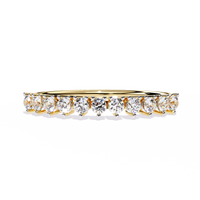 Lab Grown Diamond Half Eternity Ring