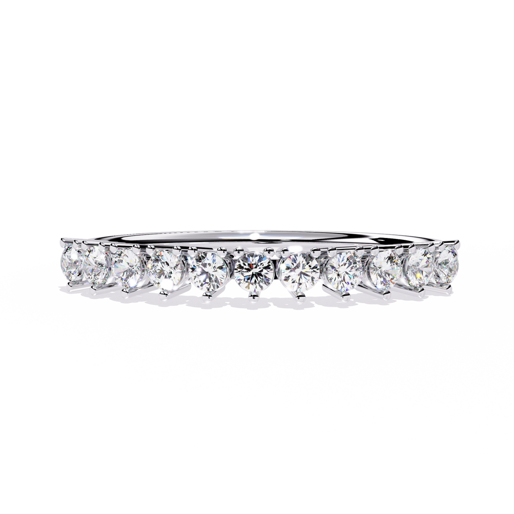 Lab Grown Diamond Half Eternity Ring