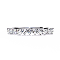Lab Grown Diamond Half Eternity Ring