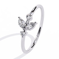 Marquise & Round Lab Diamond Ring
