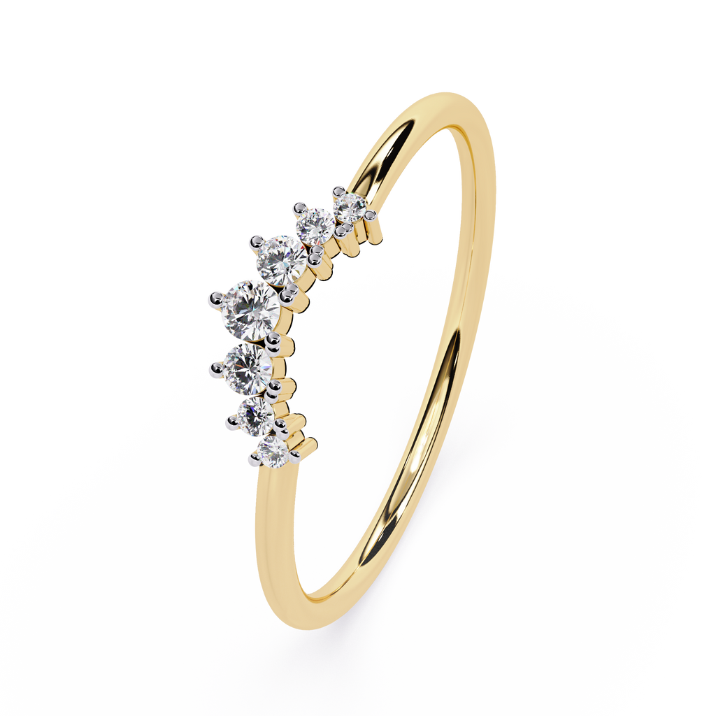 Lab Grown Diamond Crown Ring