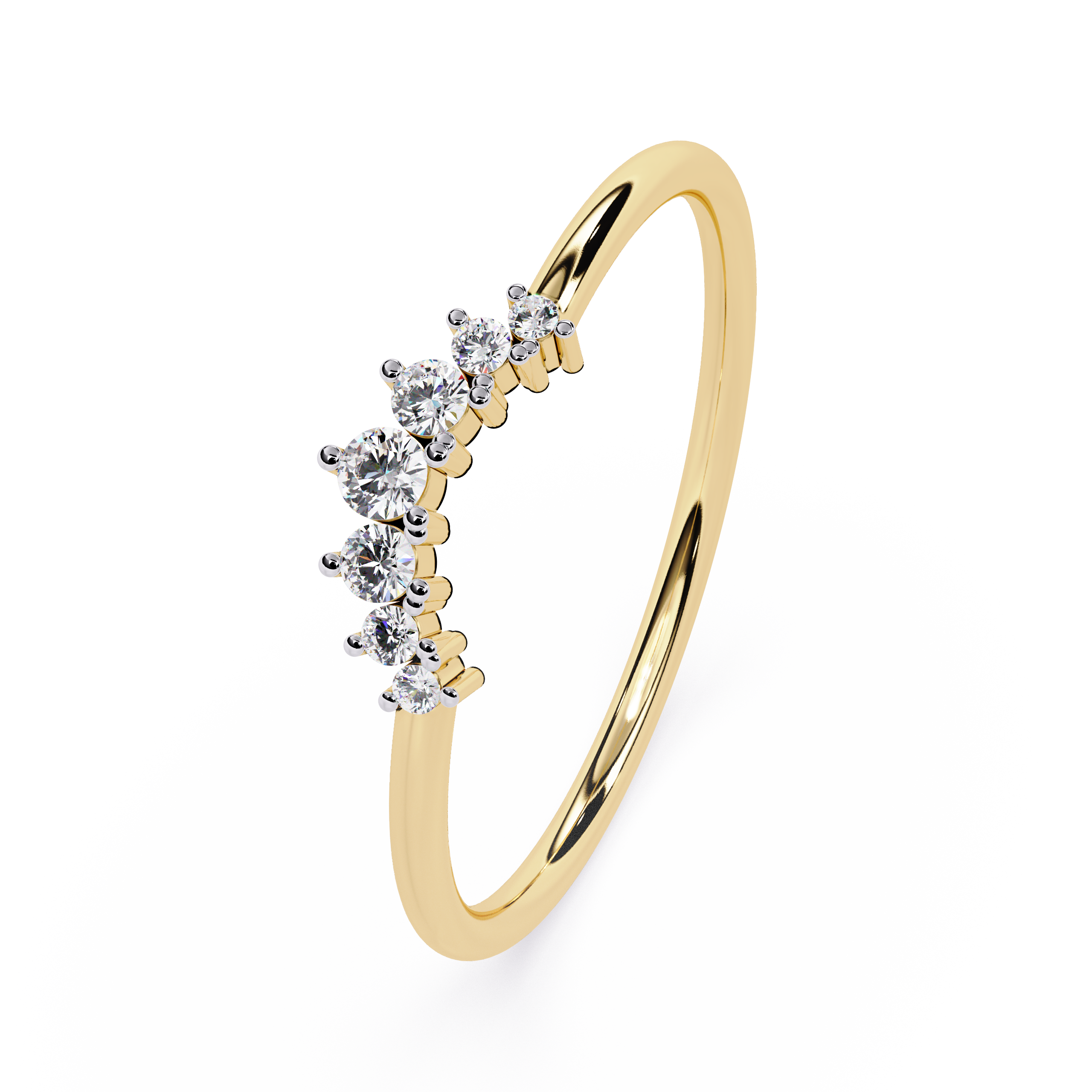 Lab Grown Diamond Crown Ring