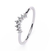 Lab Grown Diamond Crown Ring