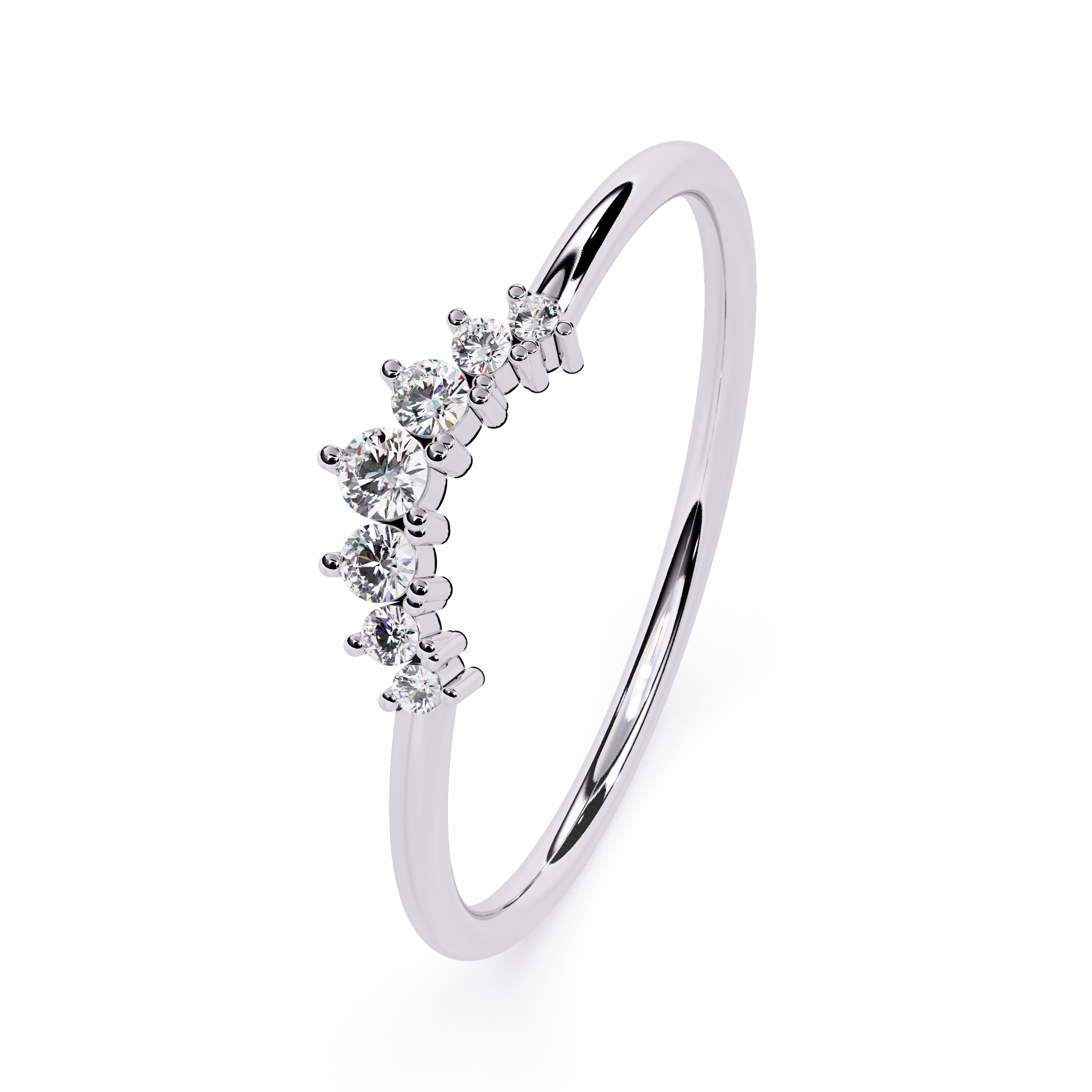 Lab Grown Diamond Crown Ring