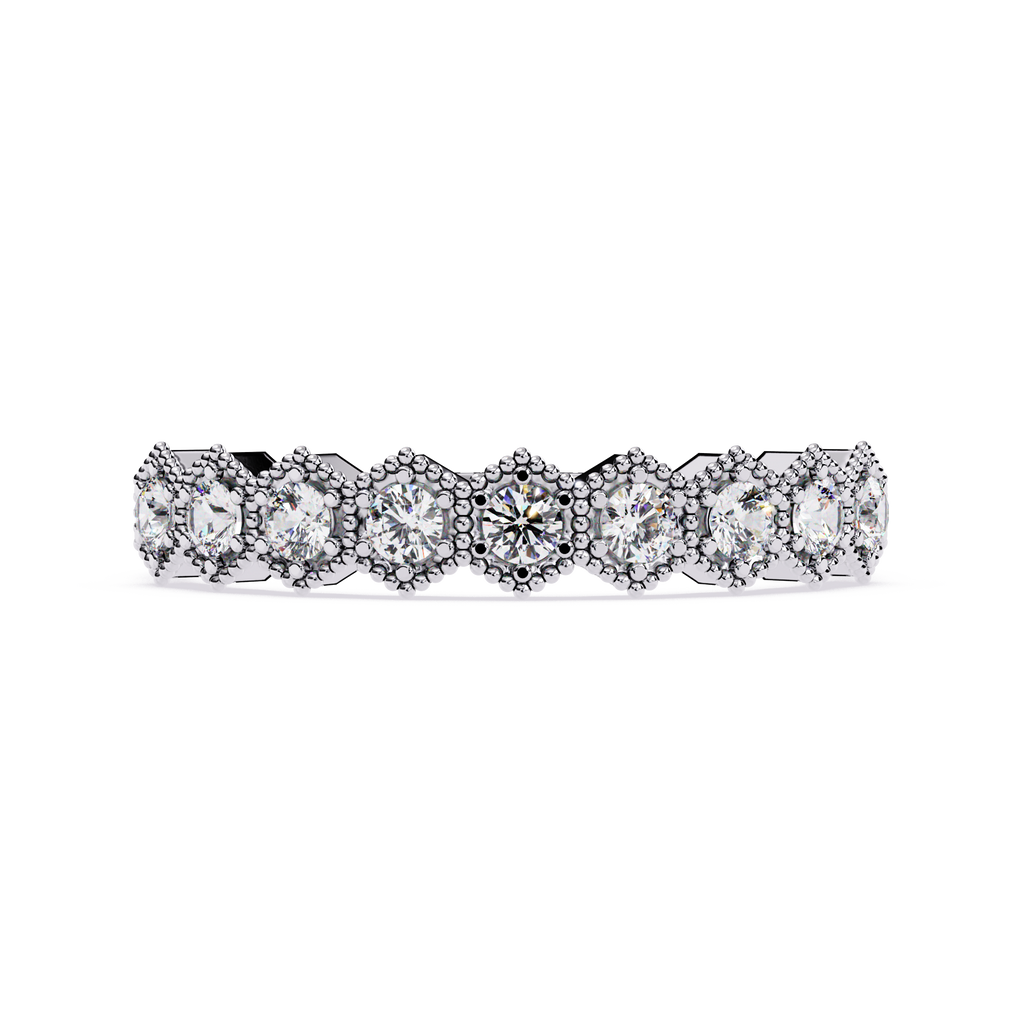 Vintage-Inspired Lab Grown Diamond Band