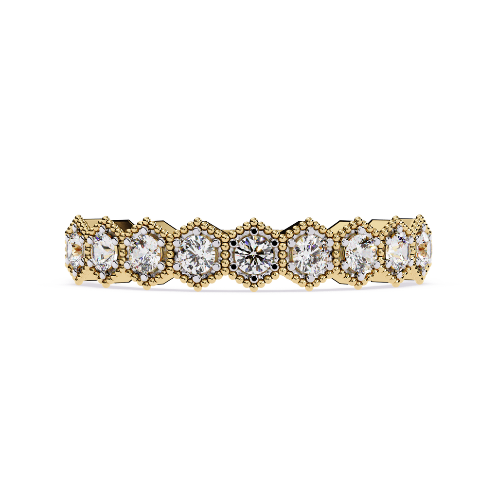 Vintage-Inspired Lab Grown Diamond Band