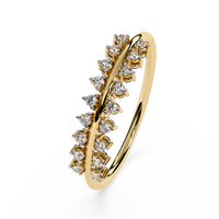 Double Row Lab Grown Diamond Band