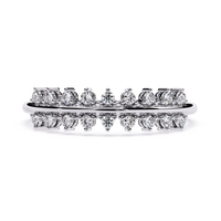 Double Row Lab Grown Diamond Band