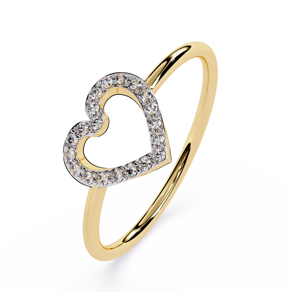 Heart Lab Grown Diamond Ring