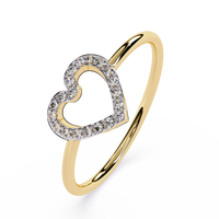 Heart Lab Grown Diamond Ring