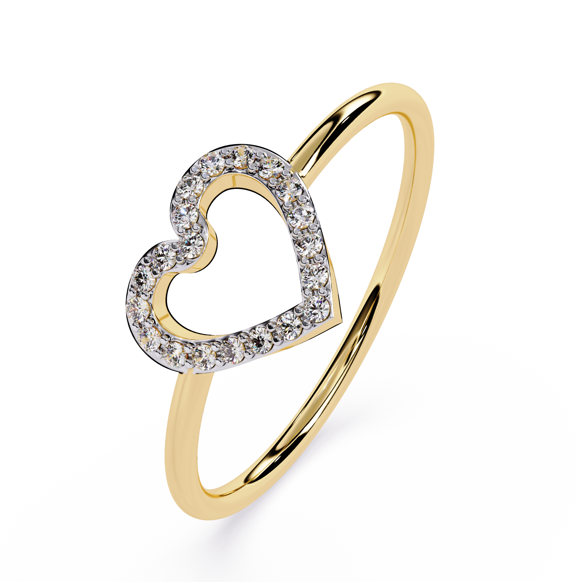 Heart Lab Grown Diamond Ring