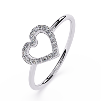 Heart Lab Grown Diamond Ring
