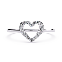 Heart Lab Grown Diamond Ring