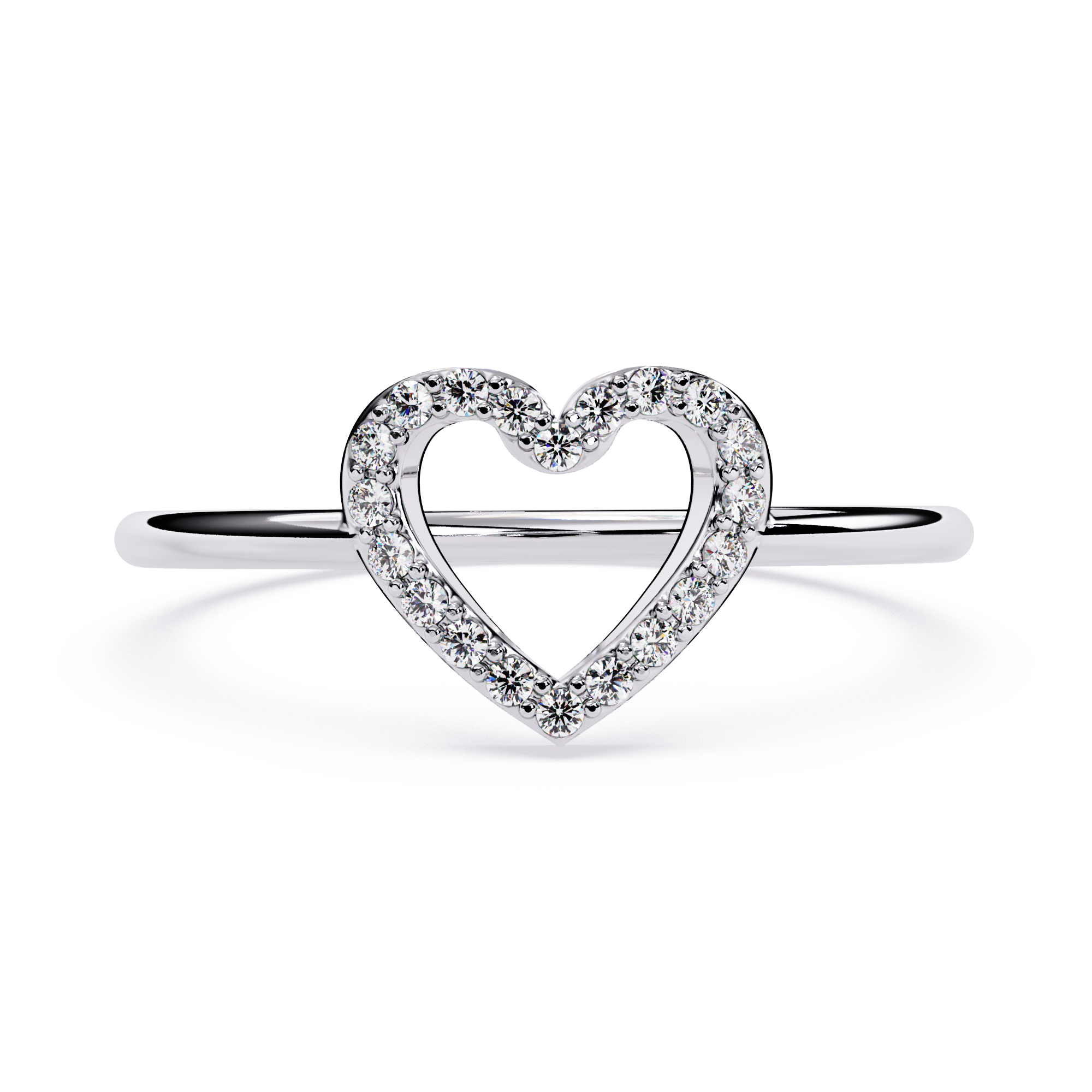 Heart Lab Grown Diamond Ring