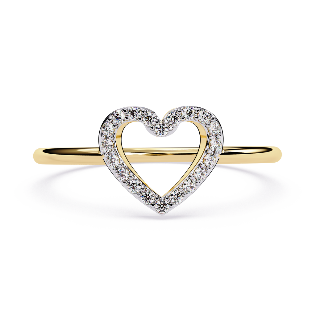 Heart Lab Grown Diamond Ring