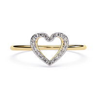 Heart Lab Grown Diamond Ring