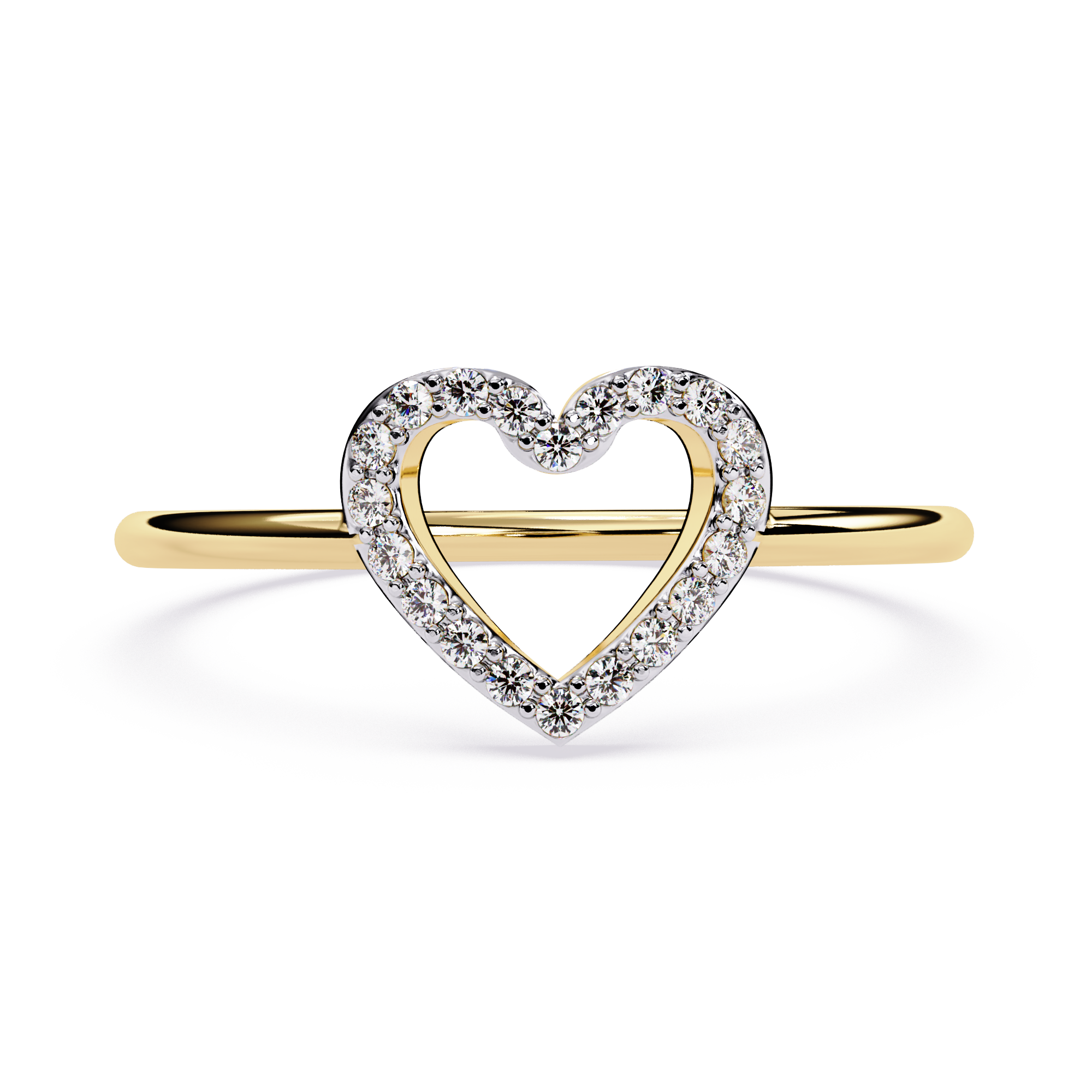 Heart Lab Grown Diamond Ring