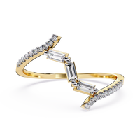 Lab Grown Diamond Spiral Ring