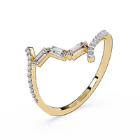 Lab Grown Diamond Spiral Ring