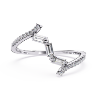 Lab Grown Diamond Spiral Ring