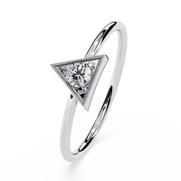 Triangle Lab Grown Diamond Ring