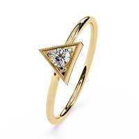Triangle Lab Grown Diamond Ring