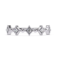 Geometric Lab Grown Diamond Band