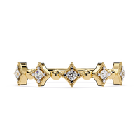 Geometric Lab Grown Diamond Band